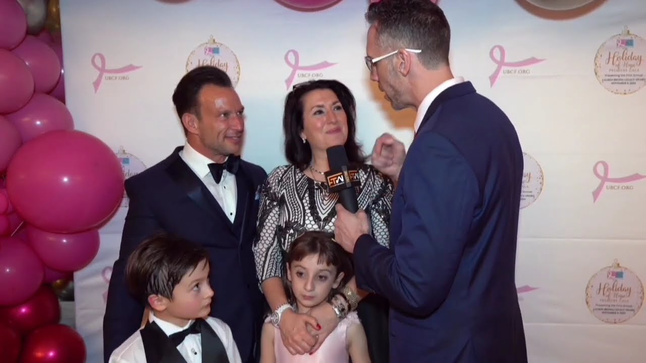 Todd Wharton interviews Executive Director Stephanie Mastroianni, UBCF Holiday of Hope Premiere Gala