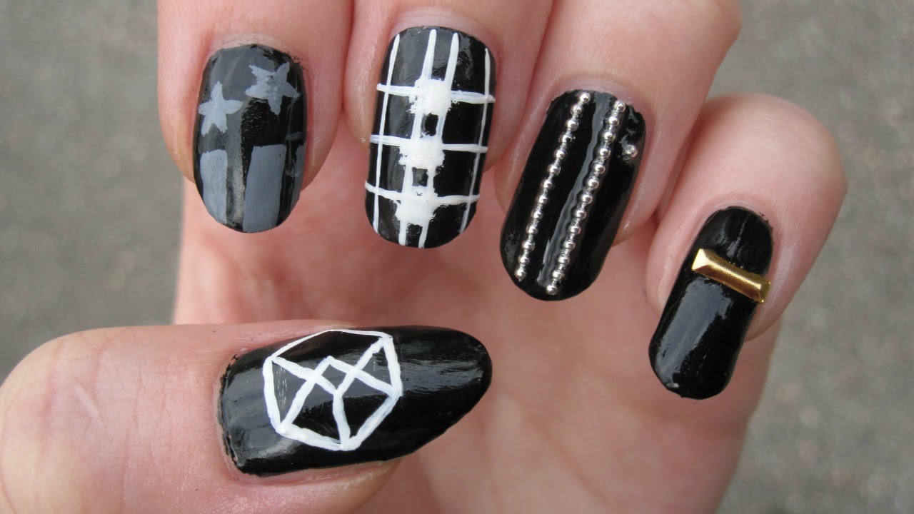 Kpop: EXO - Call Me Baby nail art