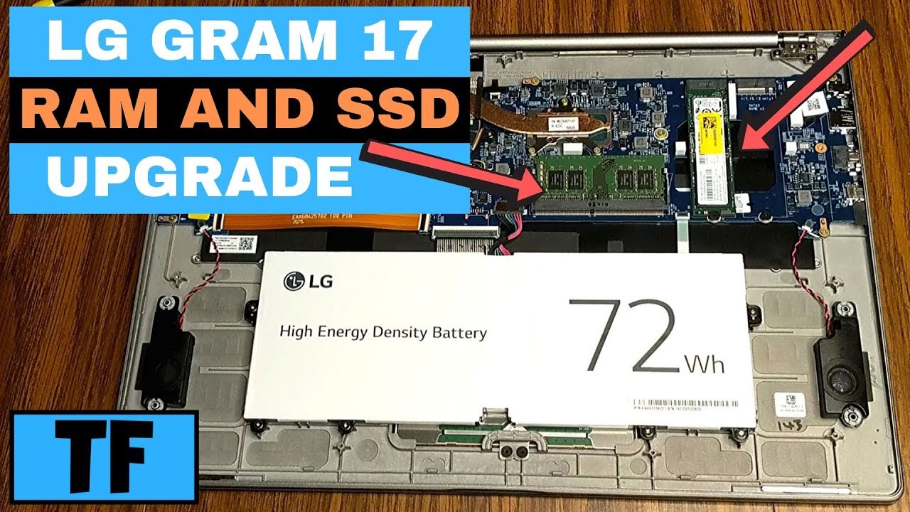 LG Gram 17 - How to Upgrade Your Laptop With 2 SSD Slots (Adding An M.2 NVMe 1TB SSD & 32GB Ram)