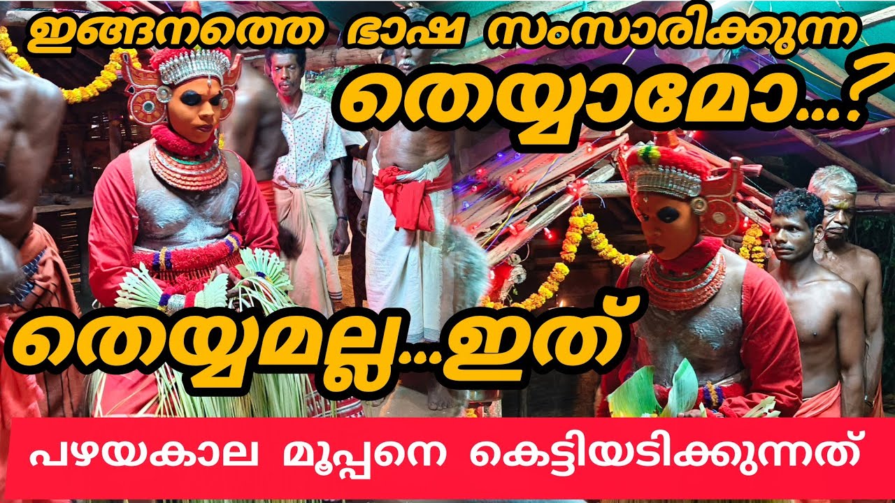 ഇങ്ങനത്തെ ഗോത്ര ഭാഷ സംസാരിക്കുന്ന തെയ്യാമോ..? ഗുരു ദൈവം (അജൻ )#ajan #theyyam #@Kavumpathiyum 