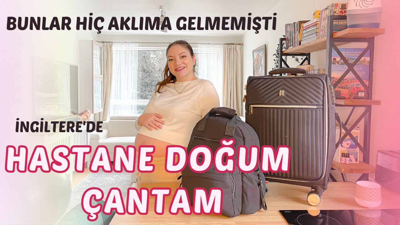 Doğum Çantamı Hazırlıyorum | Bu Ürünleri Türkiye'de Hiç Duymamıştım | Hastane Çantamda Neler Var