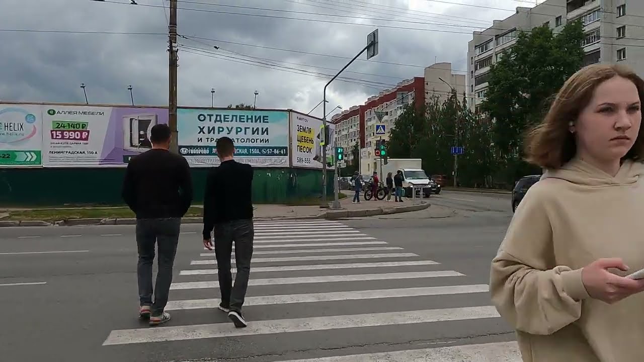 Прогулка по Вологде. ул. Ленинградская.