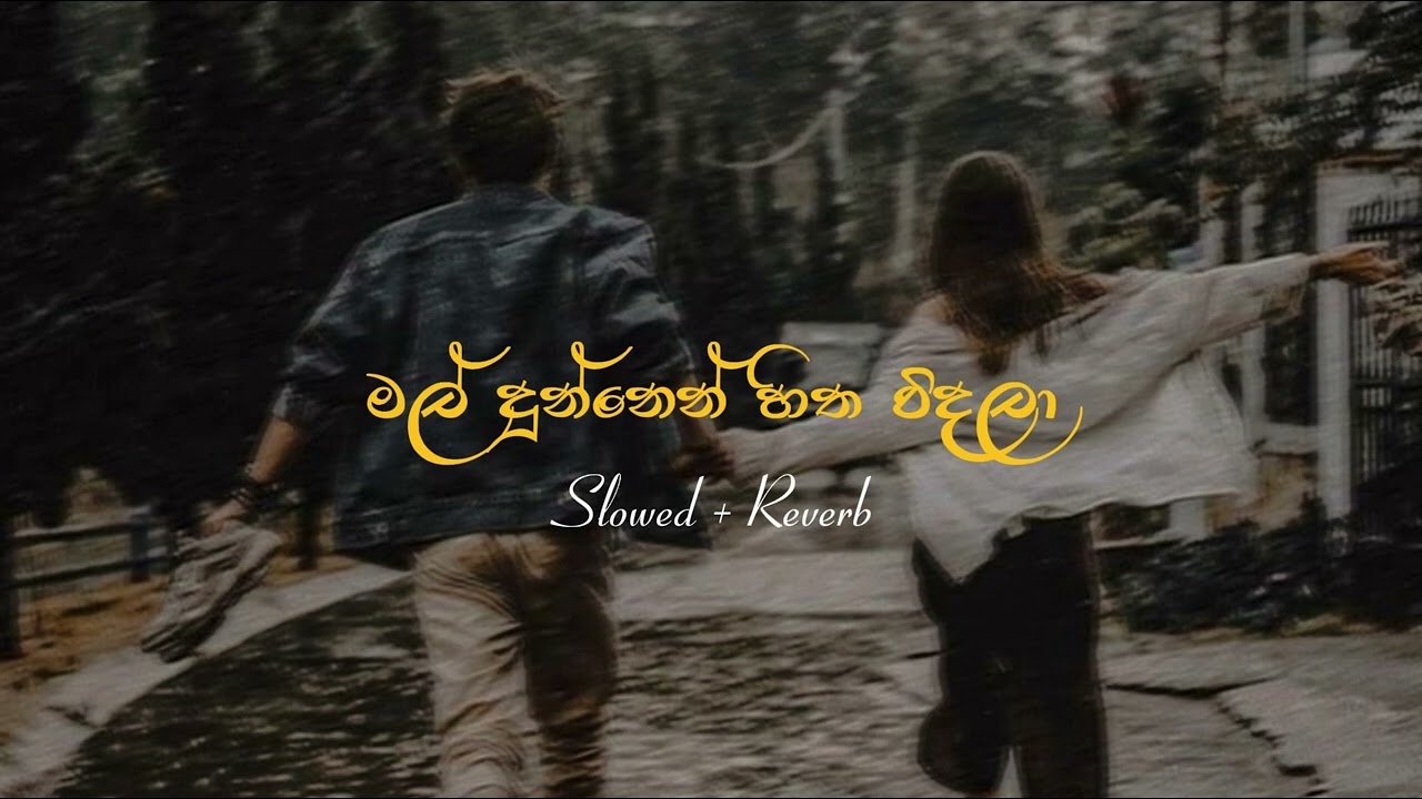 Mal Dunnen Hitha Vidala | Me Adarayayi song | ඔයා නැතුව දැන්නම් මට බෑ තවත් (Slowed + Reverb)