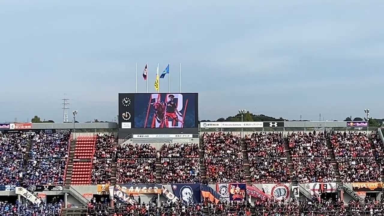 J2第35節　RB大宮アルディージャ選手紹介　（VSブラウブリッツ秋田戦）