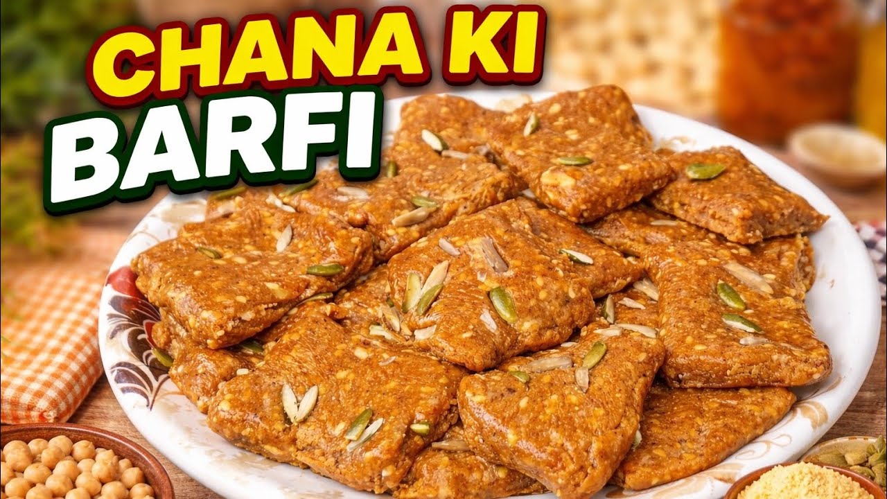 देसी घी वाली चने की बर्फी | स्वाद ऐसा कि दिल खुश हो जाए | Protein-Rich Chana Barfi