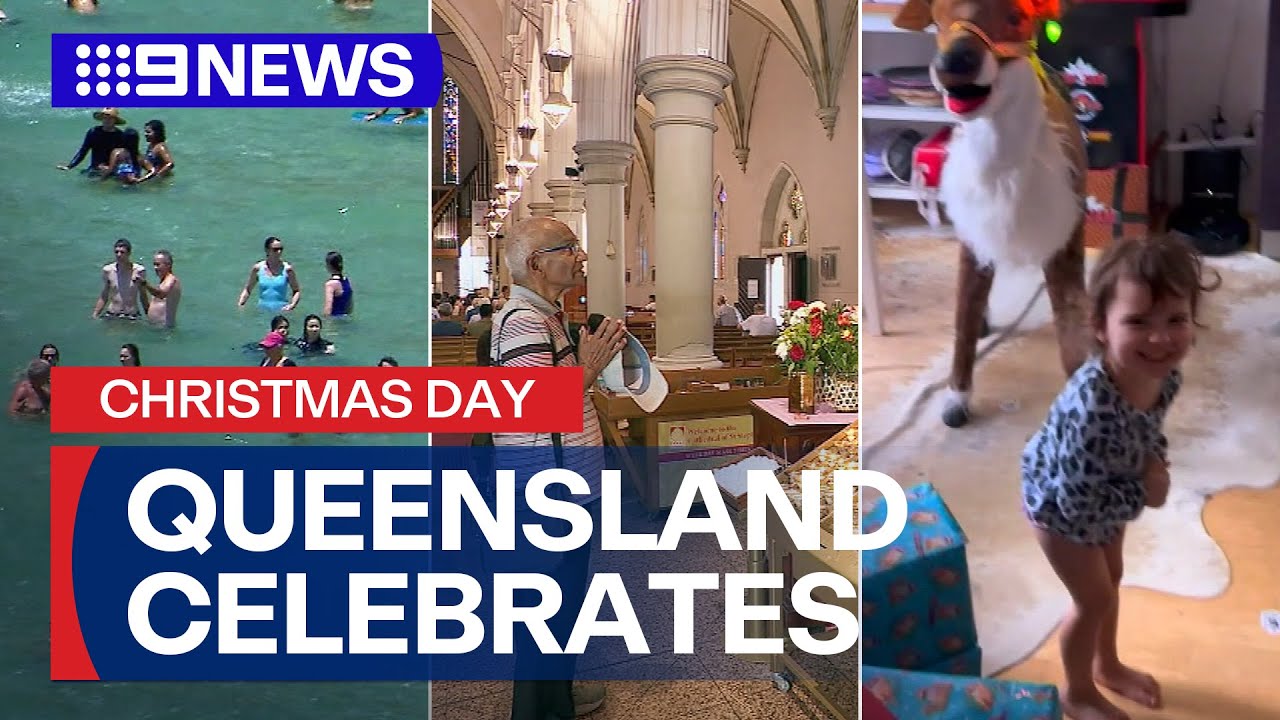 Christmas day in Queensland | 9 News Australia