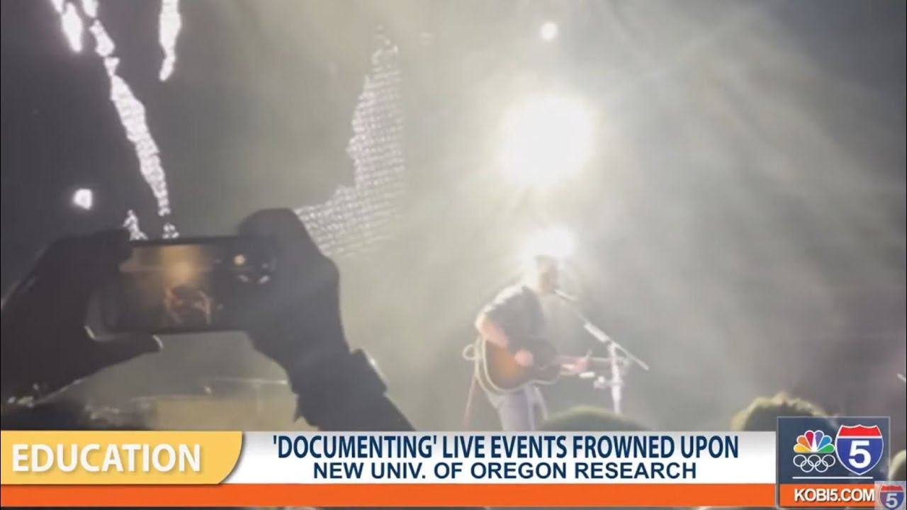 Research suggests recording events may hurt social connections