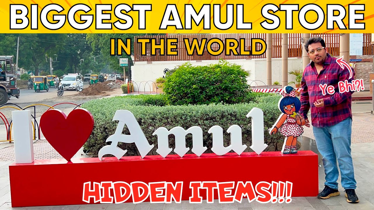 BIGGEST AMUL STORE IN INDIA | Hidden items