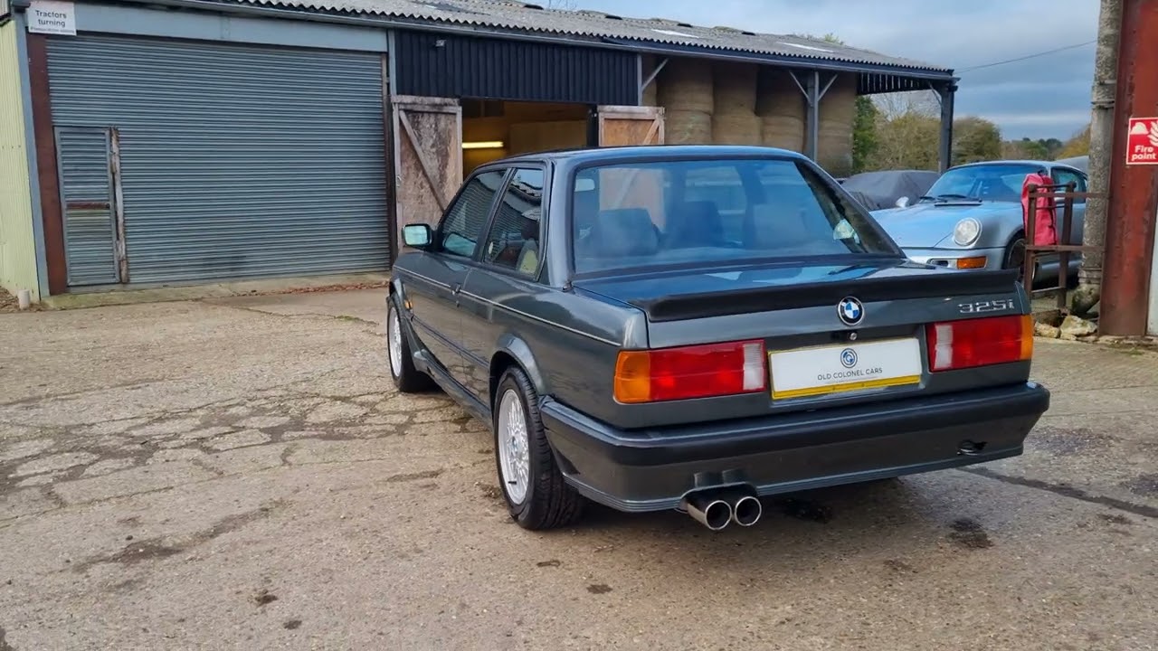 BMW E30 325 Sport Mtech1 - Manual - Wide walkaround - See oldcolonelcars.co.uk
