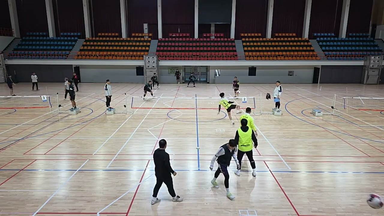 속초단비회장배 교류전 본선2경기 강릉강산족구단 vs 속초단비족구단B