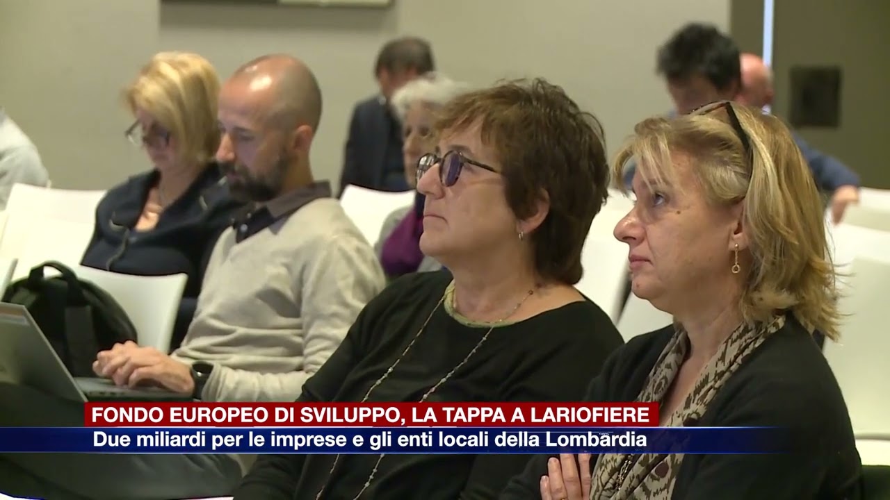 Etg - Fondo europeo di sviluppo regionale, il tour di presentazione parte da Lariofiere