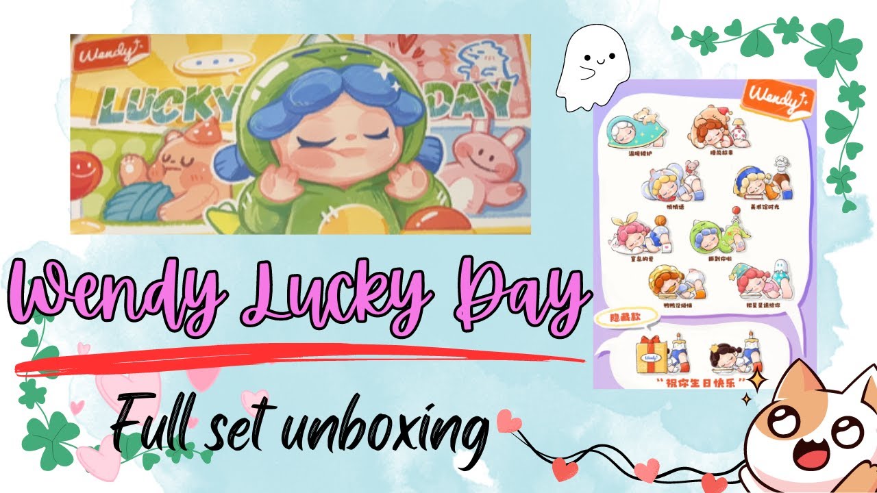 Wendy Lucky Day Full Set Unboxing ~ Chill