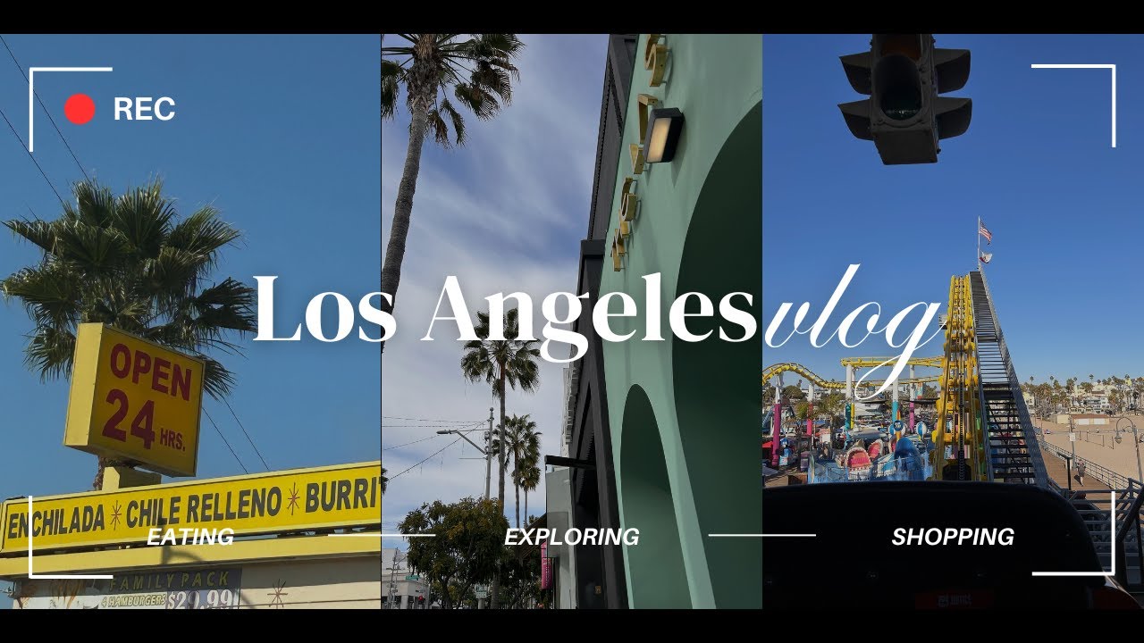 LA Vlog | Girls trip, Erewhon , Shopping, Santa Monica Pier + Good Eats *5 days in Los Angeles*