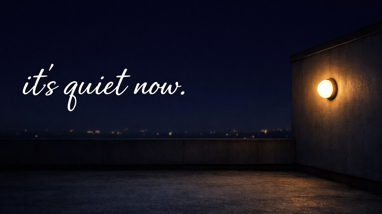 can’t sleep? 🌙 2AM rooftop lofi for overthinking nights