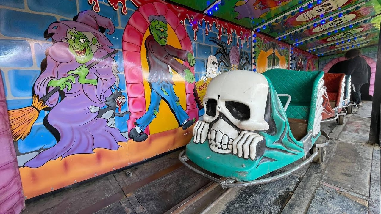 Springfields Fun Park Vlog - Masons Vintage Fair and newly restored Ghost Train - July 2021
