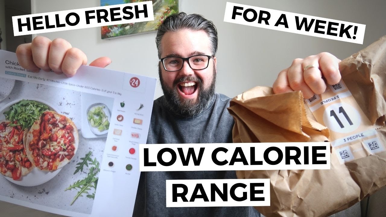 I tried Hello Fresh's LOW CALORIE range for a week!