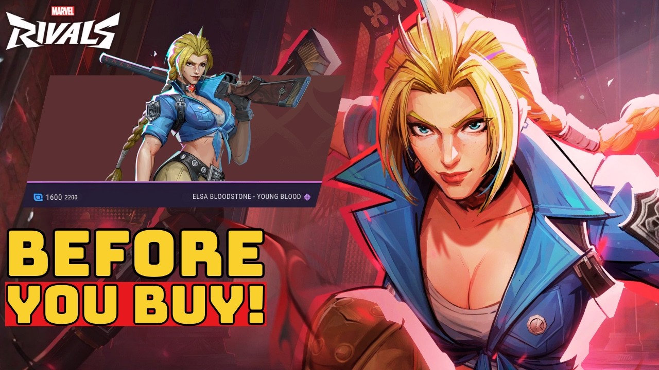 Elsa Bloodstone Young Blood Skin Showcase - Marvel Rivals | Before You Buy
