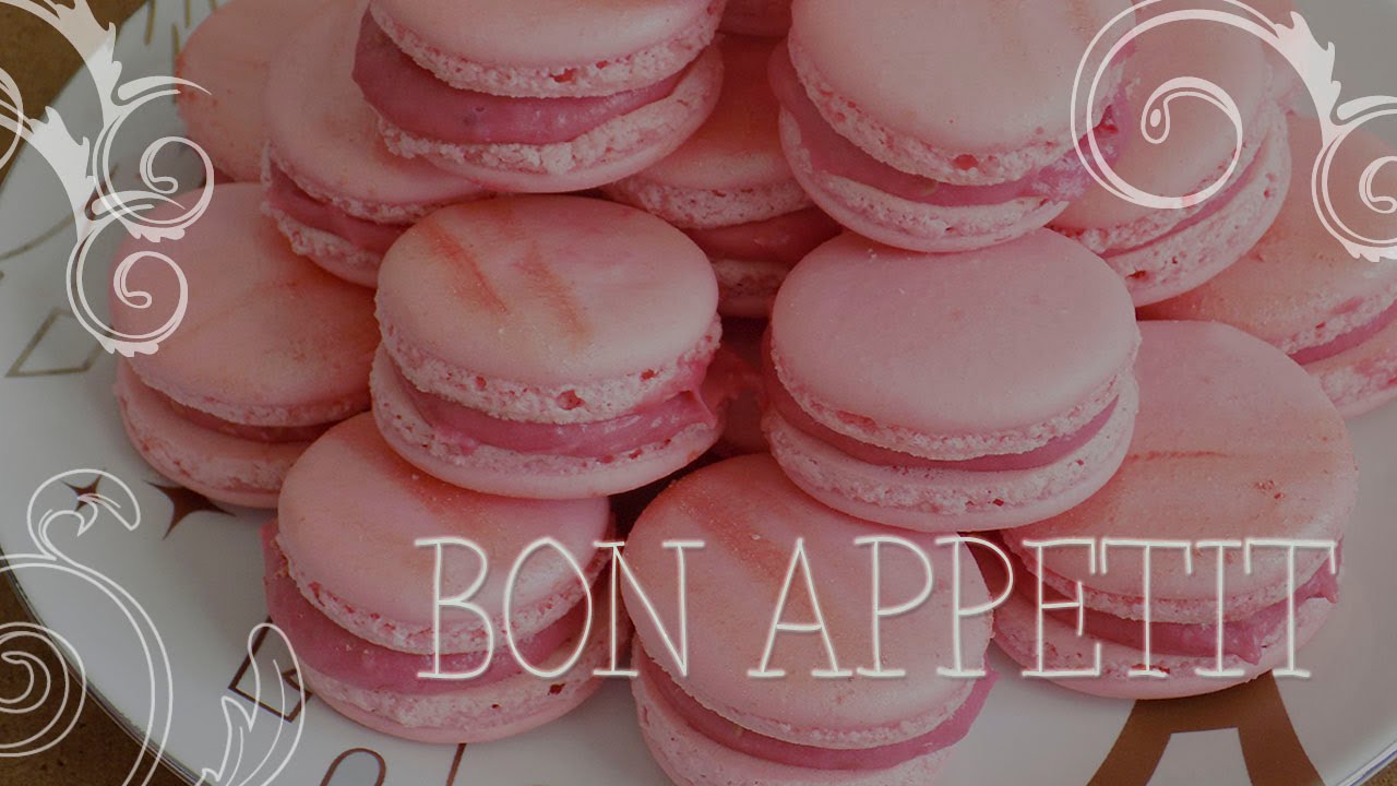 Macarons de frambuesa con merengue italiano | PIERRE HERMÉ | Receta básica