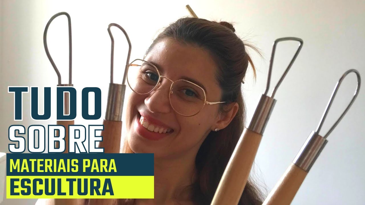 Materiais para escultura em argila