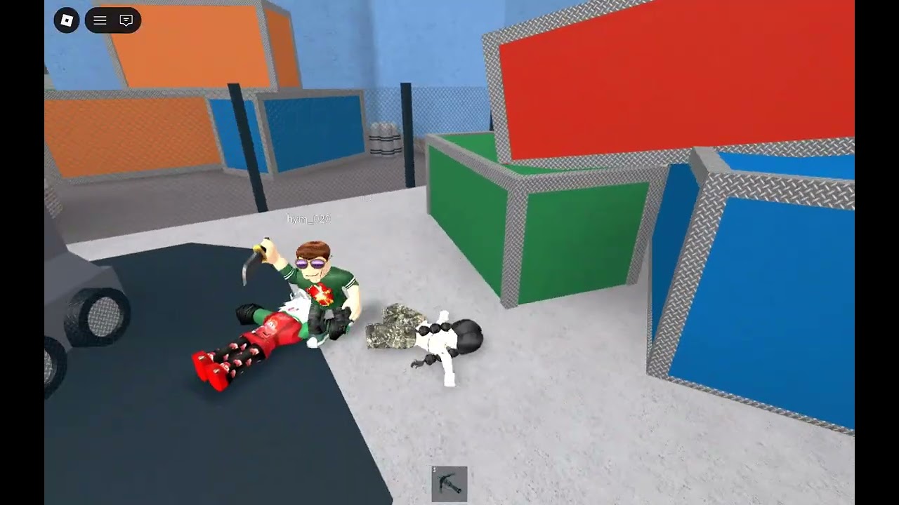Playing 5v5 MM2 Milbase (not the real mm2)