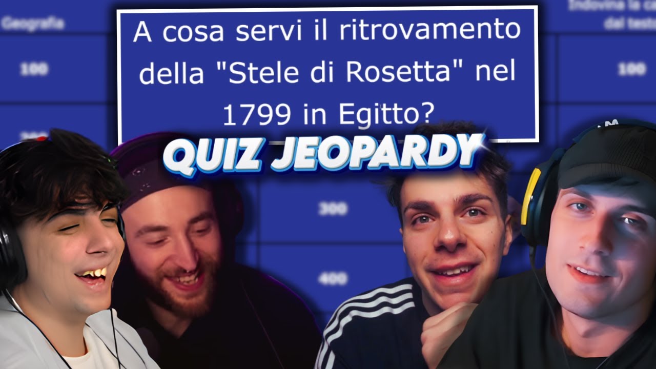 BLUR e FRENEH in Squadra Insieme su JEOPARDY 😁 Contro MANUUXO e PESH