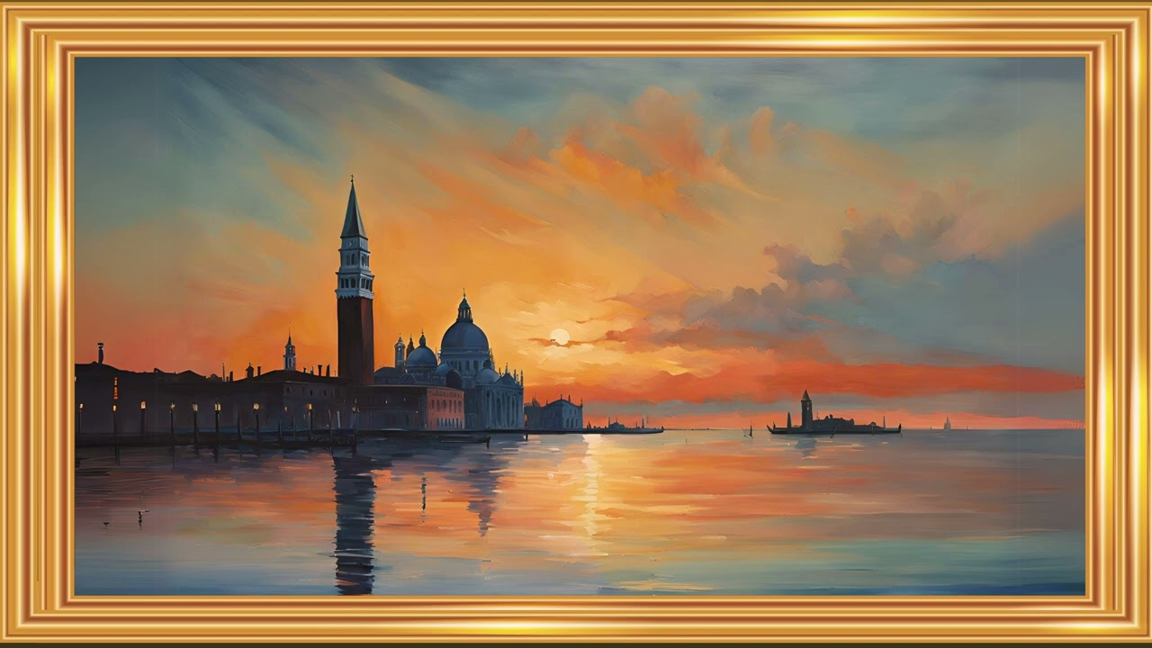 4K Framed Art Screensaver 3 Hour | Elegant Jazz Ambience