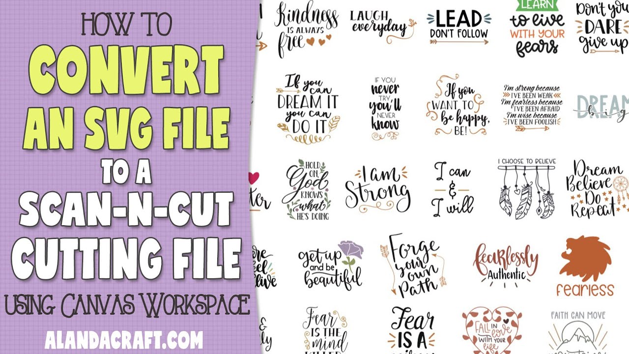 How to Convert an SVG to a ScanNCut Cutting File in Canvas Workspace
