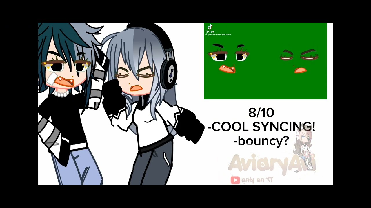 Grading Gacha Green Screens (Gacha Club) *Read description please*