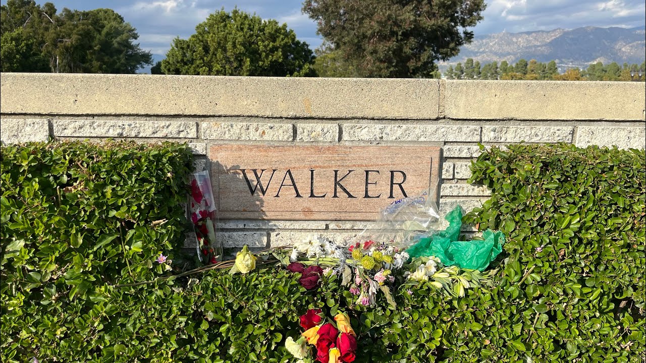 Remembering Paul Walker At His Grave
