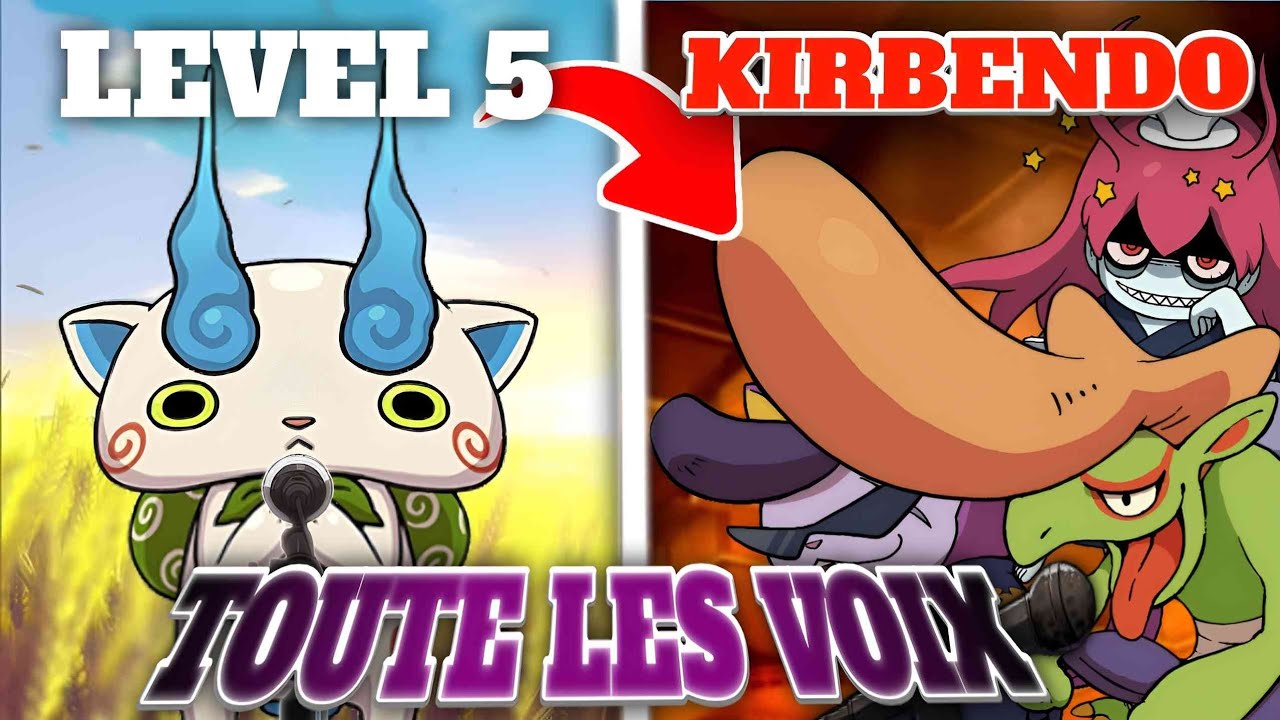Toutes les voix du mod de KIRBENDO ! (Yokai watch)
