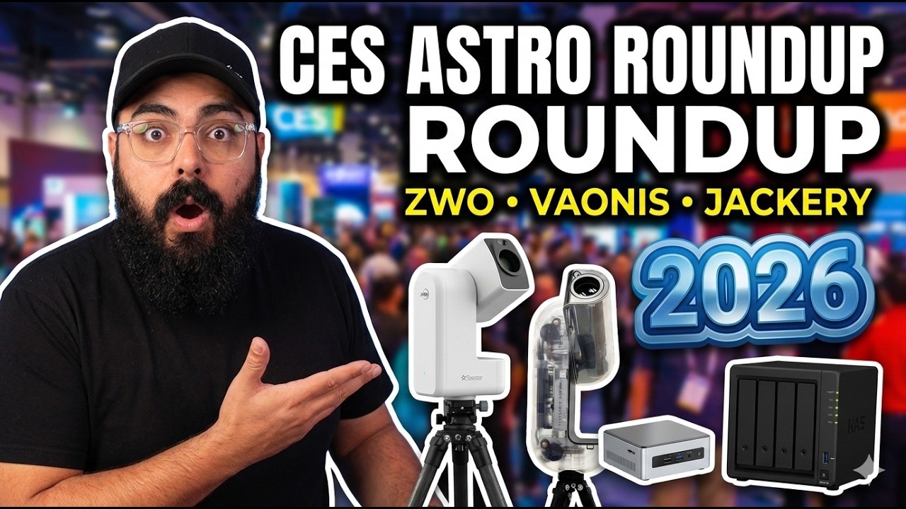 Обзор астротехнологий CES 2026 (ZWO, Vaonis, Jackery, GLI.net, PCBWAY и другие)