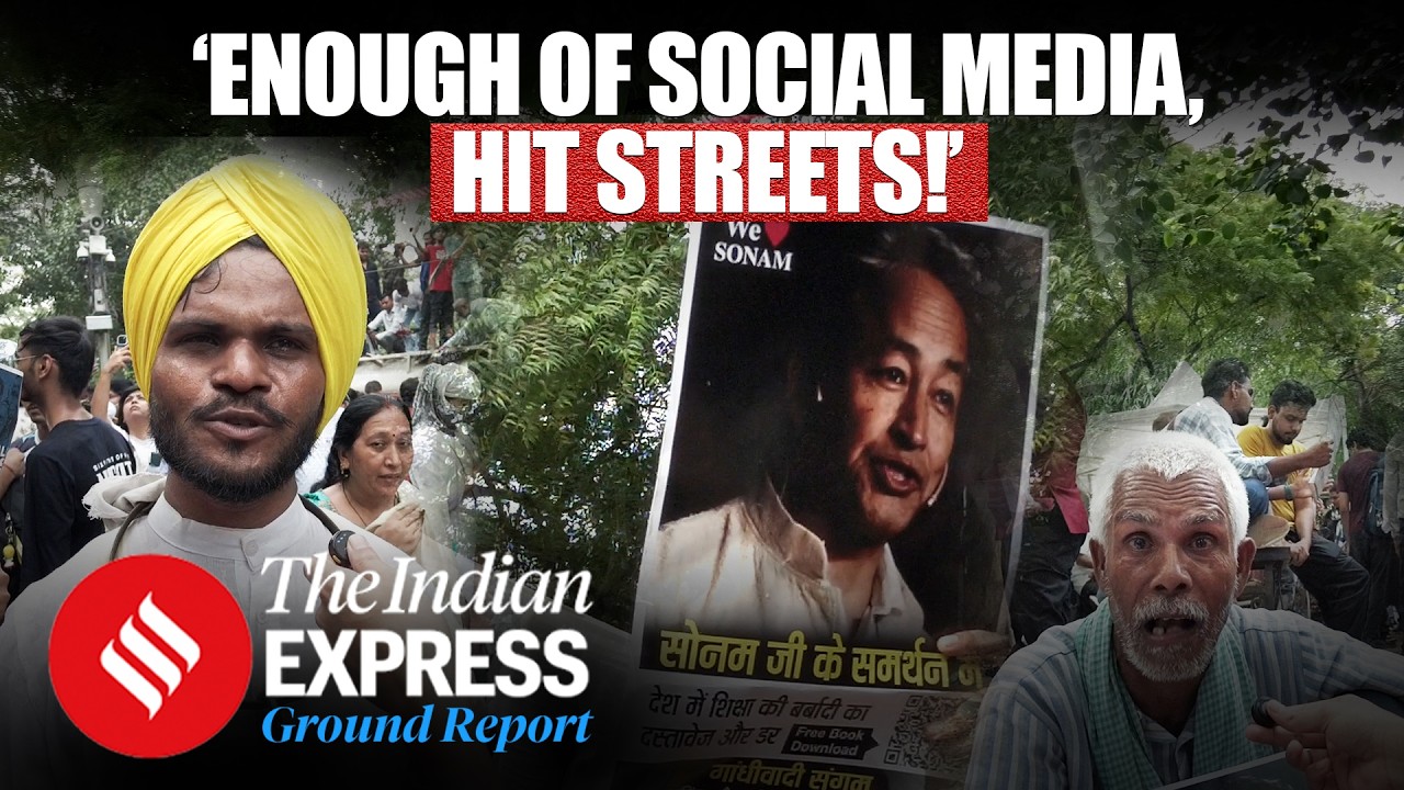 'Social Media Isn't Enough': Why Protesters Took to the Streets After Sonam Wangchuk's Detention