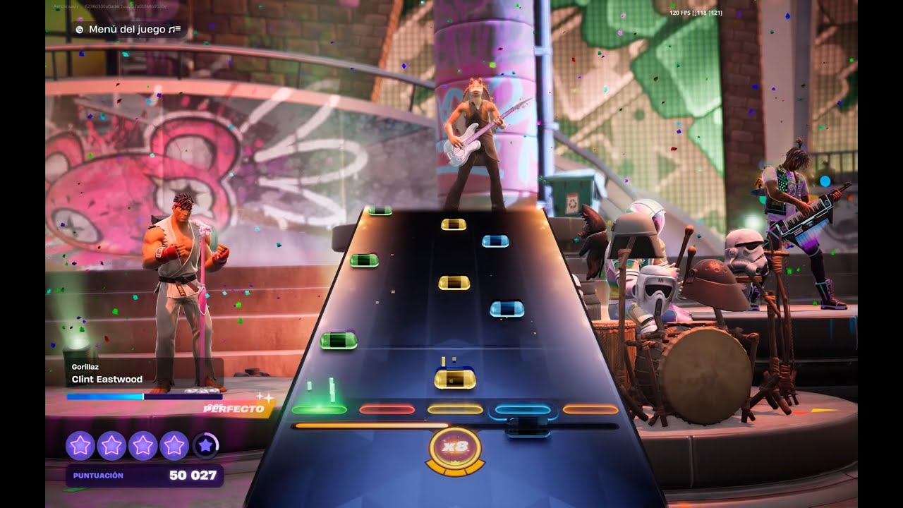 “Clint Eastwood” by Gorillaz - Fortnite Festival Pro Lead 100% FC