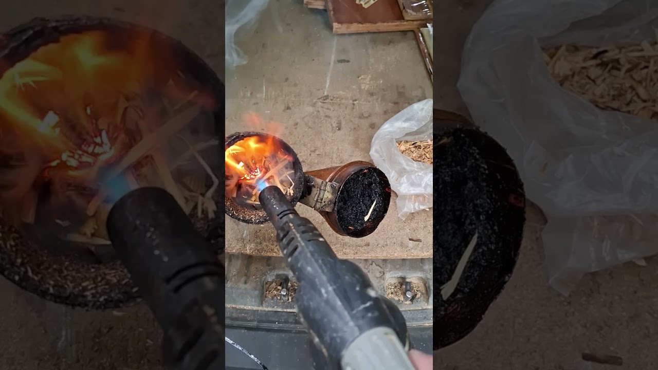 Lighting a Smoker - Bear Grills method ;-)