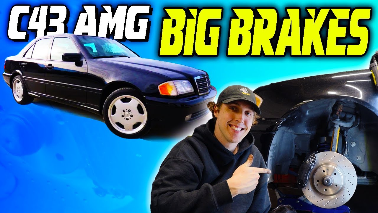 How I INSTALLED Upgraded Brakes on my 1998 C43 AMG for Under $150