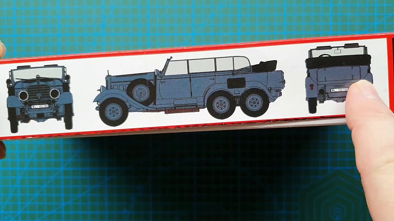 ICM 1/35 Typ G4 (Kfz.21) WWII German Staff Car - Kit Review
