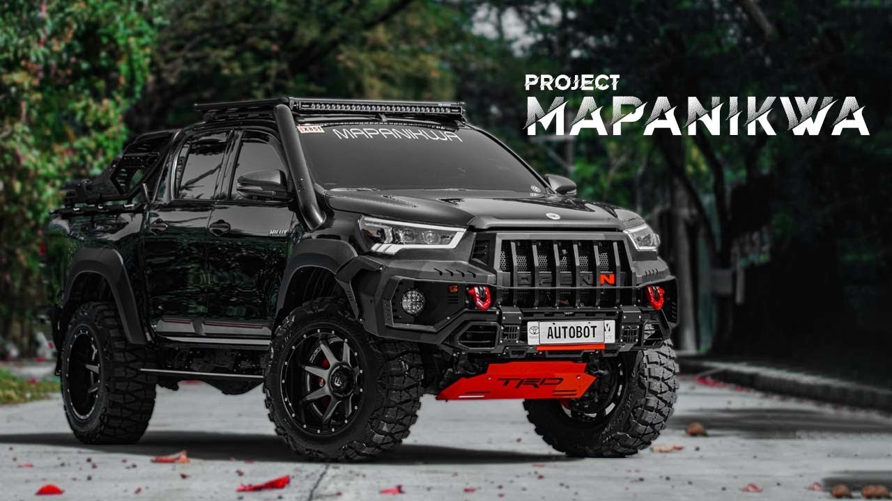 Полная обертка NIKOM с новейшей защитной дугой HILUX CONCUEST 2022 — проект MAPANIKWA
