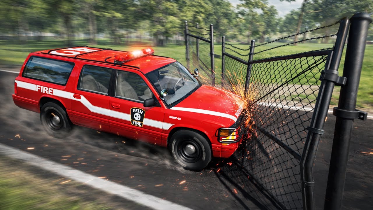 CAR VS 67 GATES – Will It Break Through or Get Wrecked? | BeamNG.drive