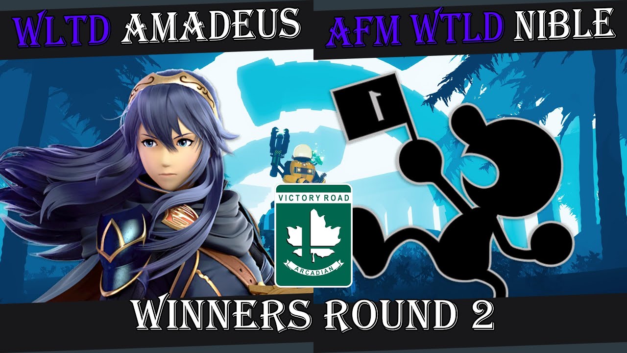 VICTORY ROAD WINNERS ROUND TWO - Amadeus (Lucina) Vs. Nible (Game & Watch) Smash HDR