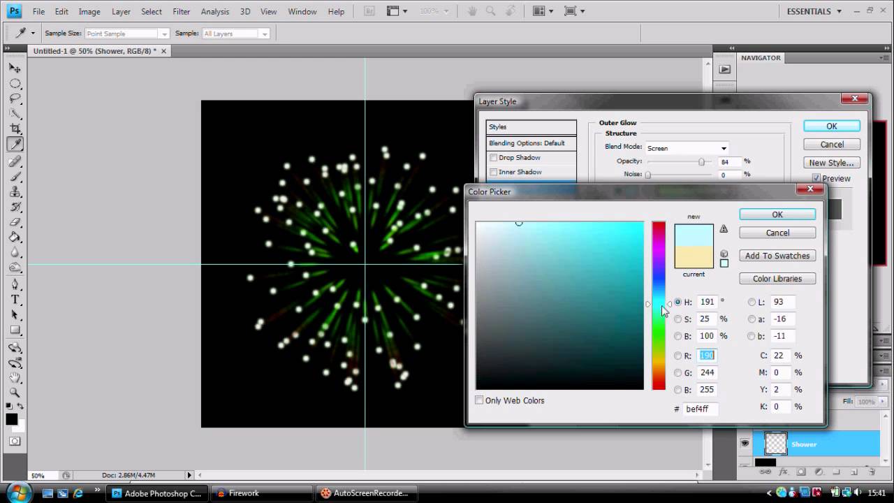 Create Fireworks on Photoshop Part 1