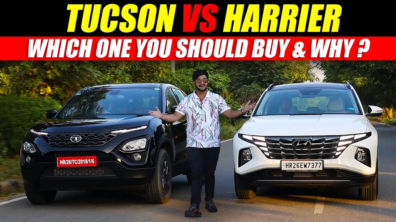 Tata Harrier vs Hyundai Tucson - Detailed Test Drive Comparison & Review