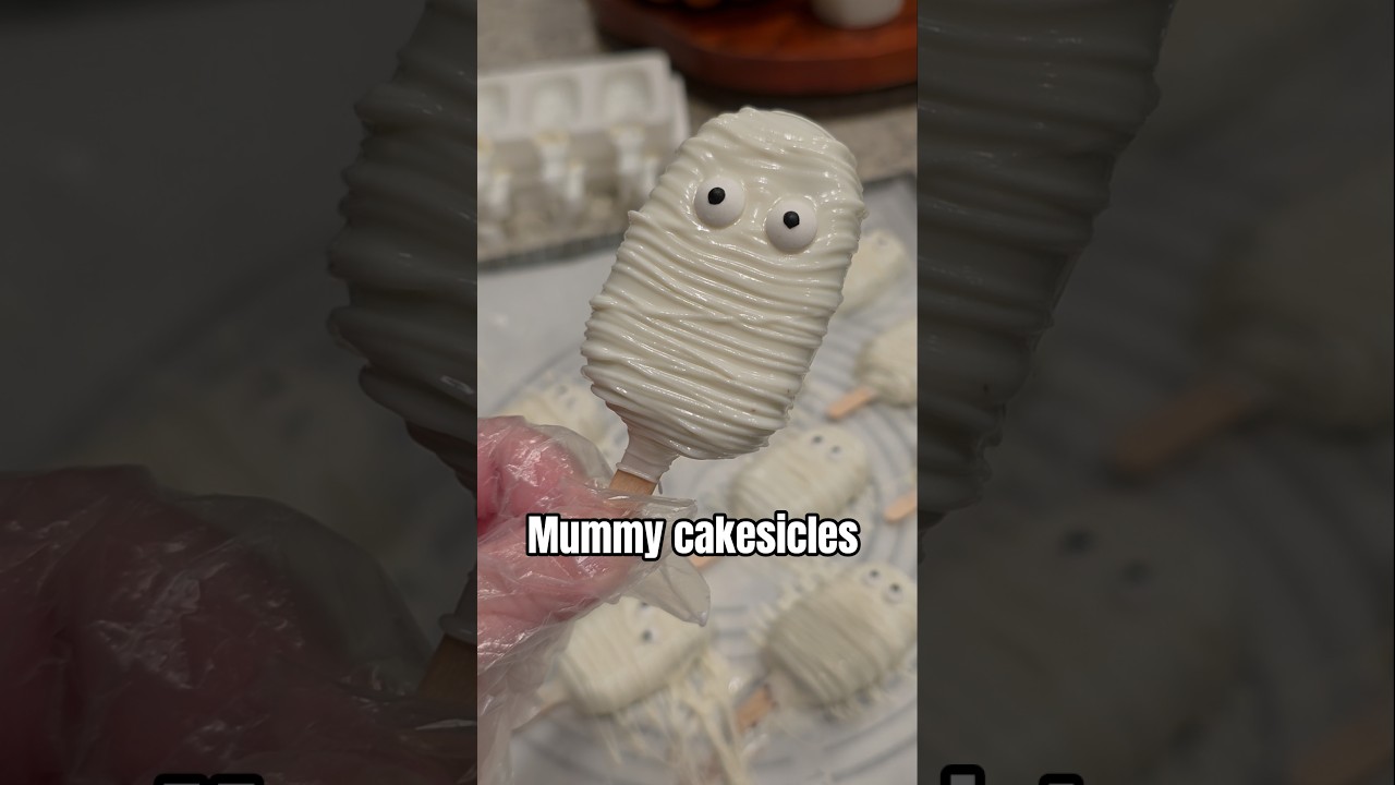 ✨️Mummy cakesicles (cake pops) 