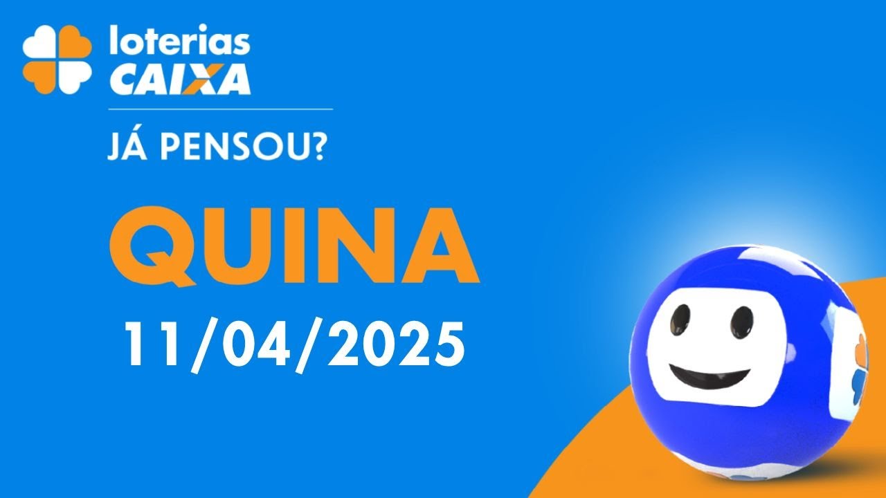 Resultado da Quina - Concurso nº 6704 - 11/04/2025