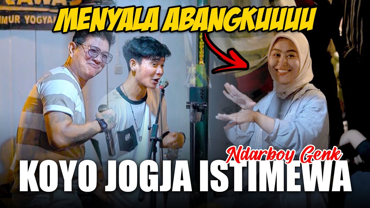 Koyo Jogja Istimewa - Ndarboy Genk (Live Ngamen) Tri suaka ft Andika Mahesa