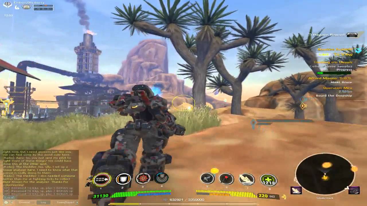 Firefall PvE ARES Jobs Astrek Reputation Andreev Station Bounties