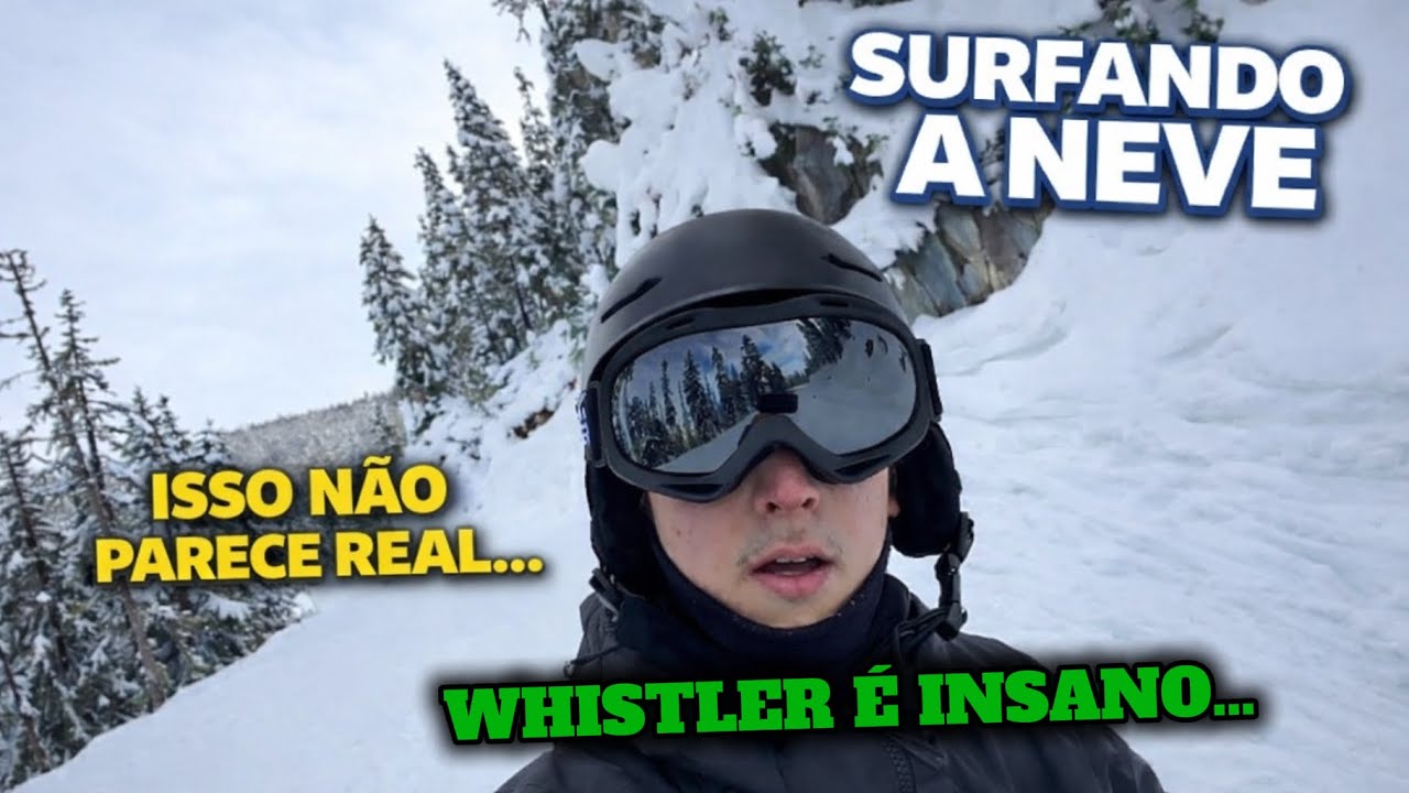 MINHA ROTINA NO CANADÁ - SURFANDO as MONTANHAS de WHISTLER 🇨🇦🌨️