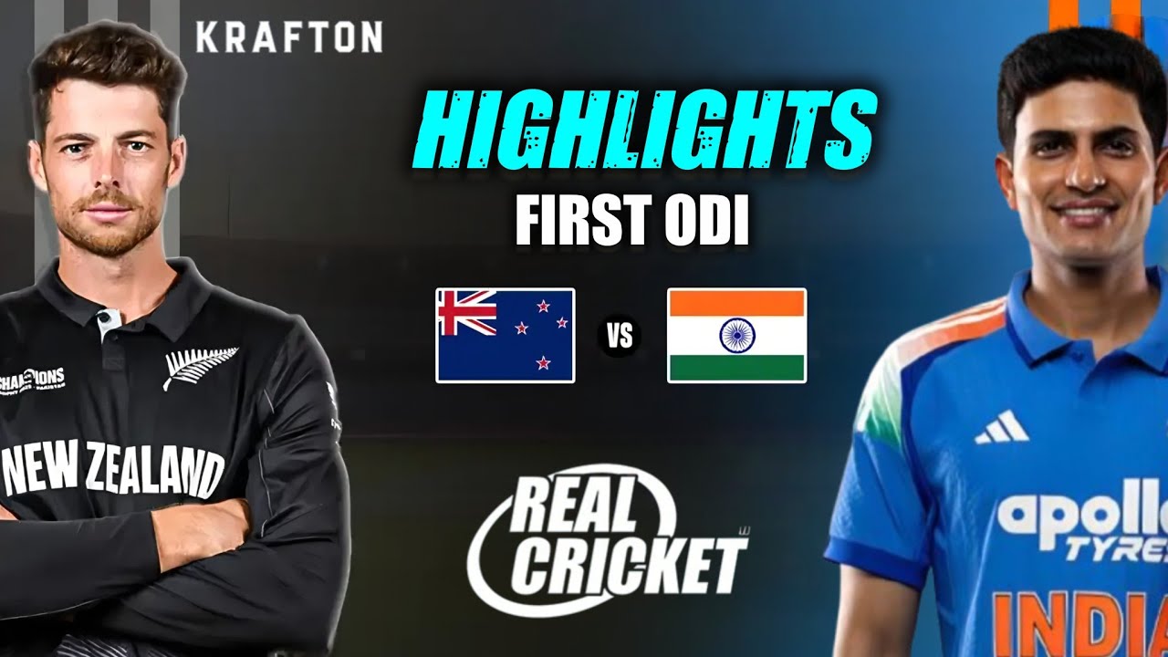 1st ODI 🏏 | NZ tour of IND 2026🏆| Enhanced Graphics✨️ | Epic Run chase | Highlights #rcupdate