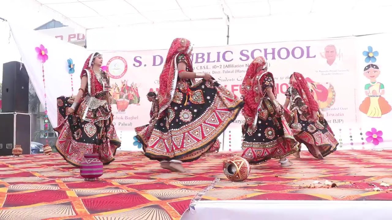Rajasthani Dance performance on the occasion of Annual Day Function | SDPS BATA