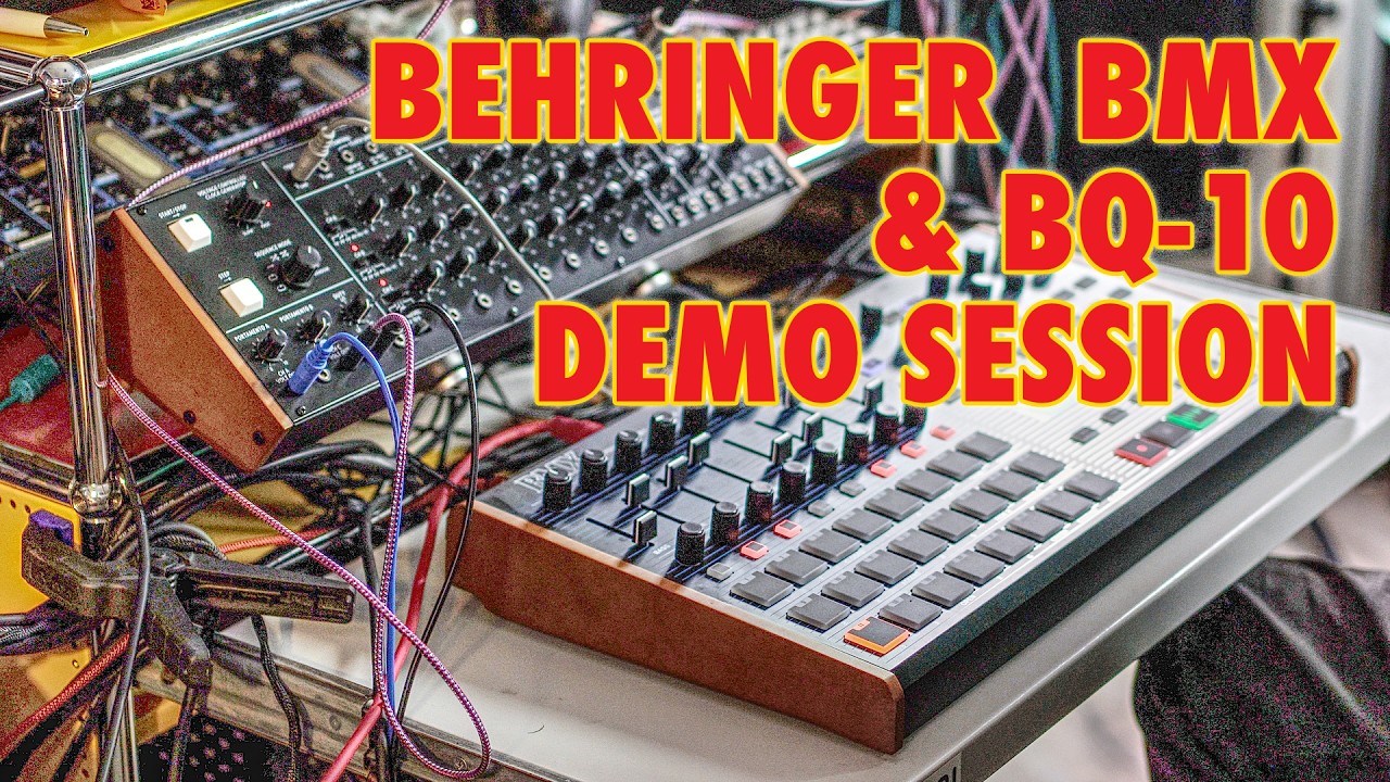 Behringer BMX & BQ-10 DEMO SESSION - no talking