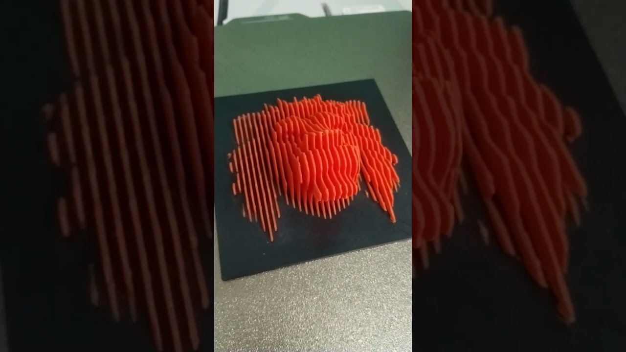 3D printed Lion head layered #3dprinting #shorts #shortsfeed #ytshorts #viral #trending #illusion